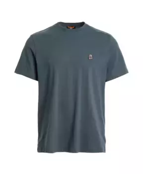 Футболка с нашивками темная футболка Parajumpers, серый