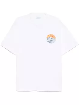 Футболка с нашивкой BLUE SKY INN Great Wave, белый