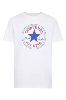 Футболка с нашивкой Chuck Converse, белый
