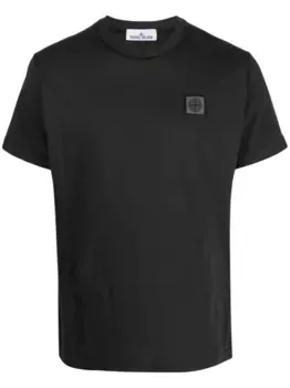 Футболка с нашивкой Compass Stone Island, серый