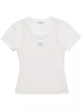 Футболка с нашивкой-логотипом Acne Studios, белый