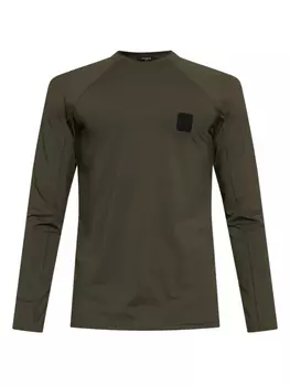 Футболка с нашивкой-логотипом Balmain, зеленый