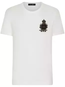 Футболка с нашивкой-логотипом DOLCE & GABBANA, белый