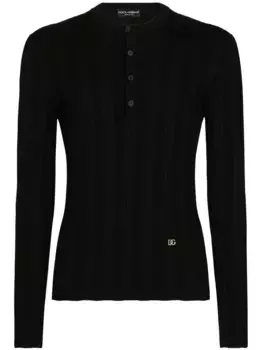 Футболка с нашивкой-логотипом DOLCE & GABBANA, черный