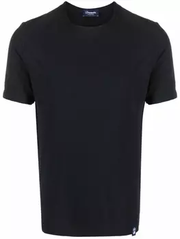 Футболка с нашивкой-логотипом Drumohr, черный