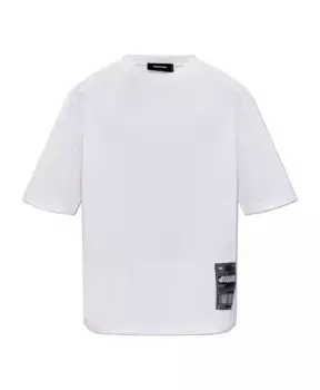 Футболка с нашивкой-логотипом Dsquared2, белый