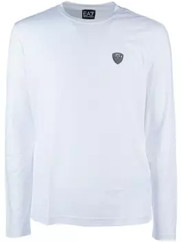 Футболка с нашивкой-логотипом Ea7 Emporio Armani, белый