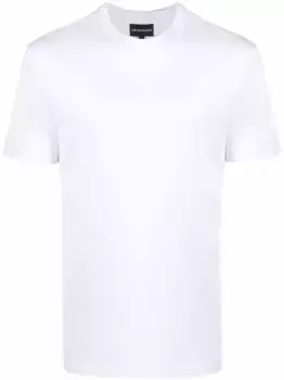 Футболка с нашивкой-логотипом EMPORIO ARMANI, белый