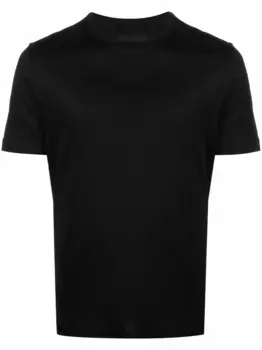 Футболка с нашивкой-логотипом EMPORIO ARMANI, черный