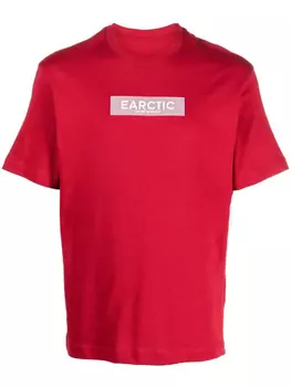 Футболка с нашивкой-логотипом Emporio Armani, красный