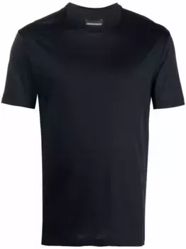 Футболка с нашивкой-логотипом EMPORIO ARMANI, синий