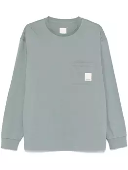 Футболка с нашивкой-логотипом Emporio Armani, зеленый