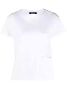 Футболка с нашивкой-логотипом Fabiana Filippi, белый