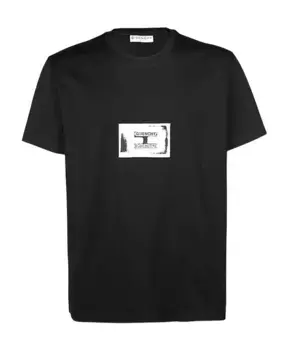 Футболка с нашивкой логотипом Givenchy, черный
