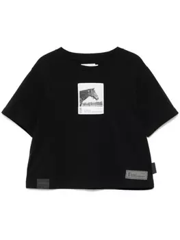 Футболка с нашивкой-логотипом Izzue, черный