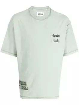 Футболка с нашивкой-логотипом izzue, зеленый