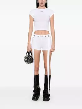 Футболка с нашивкой-логотипом Jean Paul Gaultier, белый