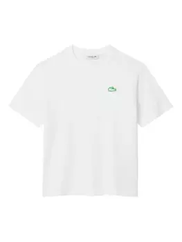 Футболка с нашивкой-логотипом Lacoste, белый