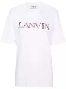 Футболка с нашивкой-логотипом Lanvin, белый
