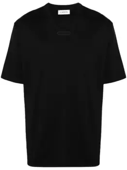 Футболка с нашивкой-логотипом Lanvin, черный