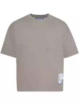 Футболка с нашивкой-логотипом Maison Mihara Yasuhiro, серый