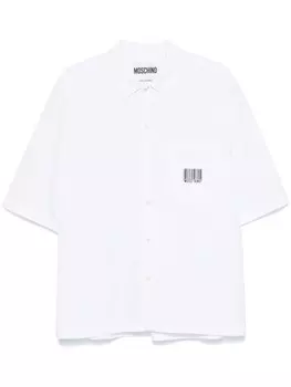 Футболка с нашивкой-логотипом Moschino, белый