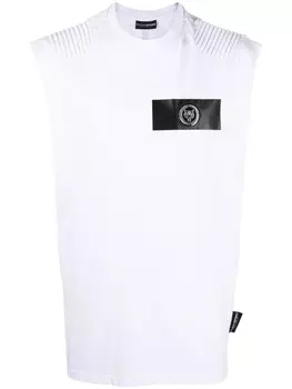 Футболка с нашивкой-логотипом Plein Sport, белый
