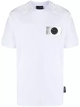 Футболка с нашивкой-логотипом Plein Sport, белый