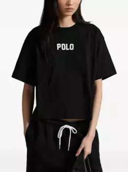 Футболка с нашивкой-логотипом POLO RALPH LAUREN, черный