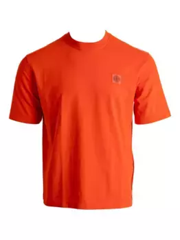 Футболка с нашивкой-логотипом Stone Island, оранжевый