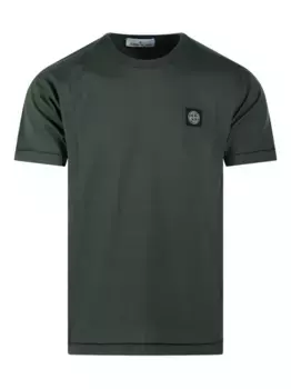 Футболка с нашивкой-логотипом Stone Island, зеленый