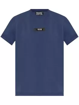 Футболка с нашивкой-логотипом Versace Jeans Couture, синий