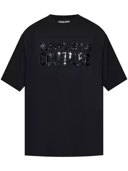 Футболка с нашивкой-логотипом Versace Jeans Couture, черный