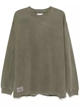 Футболка с нашивкой-логотипом WTAPS, зеленый