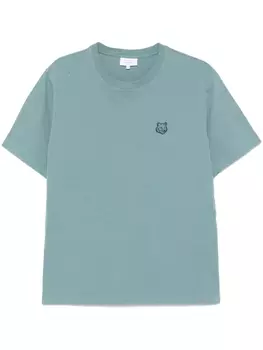 Футболка с нашивкой Maison Kitsun, синий