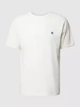 Футболка с нашивкой-мотивом, модель SOL Thinking Mu, белый