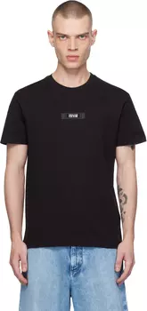 Футболка с нашивкой Versace Jeans Couture, черный