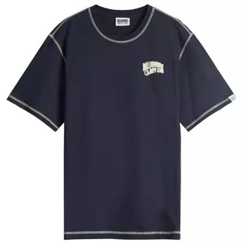 Футболка с небольшим арочным логотипом и контрастной строчкой Billionaire Boys Club, синий