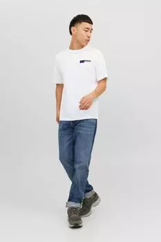 Футболка с небольшим логотипом Jack & Jones, белый