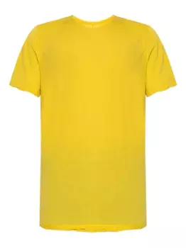 Футболка с необработанными краями Rick Owens DRKSHDW, желтый