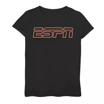 Футболка с неоновым логотипом ESPN для девочек 7–16 лет Licensed Character