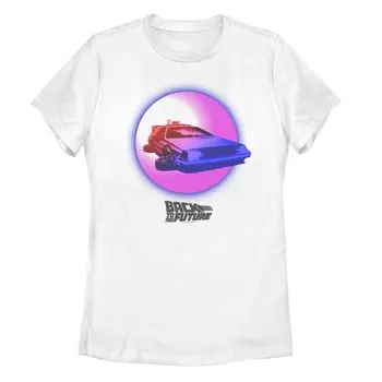 Футболка с неоновым логотипом Juniors' Back to the Future Portal Licensed Character