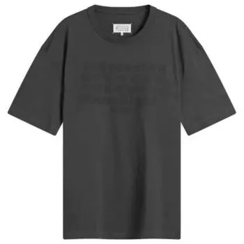 Футболка с номерами Maison Margiela, черный