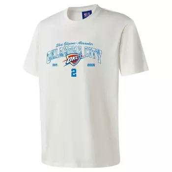 Футболка с номером игрока серии унисекс белая Nba, белый