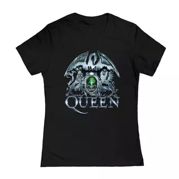 Футболка с новым логотипом для юниоров Queen Licensed Character, черный