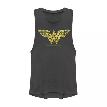 Футболка с объемным логотипом DC Comics Wonder Woman для юниоров Licensed Character