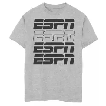 Футболка с объемным логотипом и графическим рисунком ESPN для мальчиков 8–20 лет Licensed Character