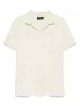 Футболка с объемным воротником POLO RALPH LAUREN, нейтральный