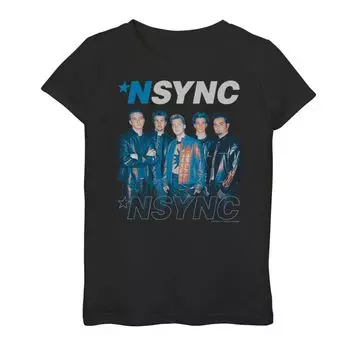Футболка с обложкой альбома Greatest Hits для девочек NSYNC с графическим рисунком Licensed Character