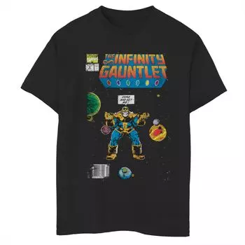 Футболка с обложкой комикса Marvel Thanos для мальчиков 8–20 лет с графическим рисунком Licensed Character